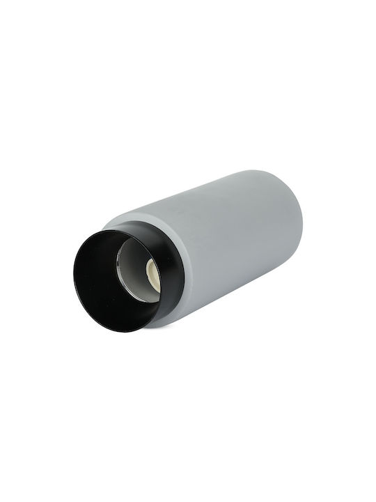 V-TAC VT-865 Μονό Σποτ με Ντουί GU10 σε Μαύρο Χρώμα