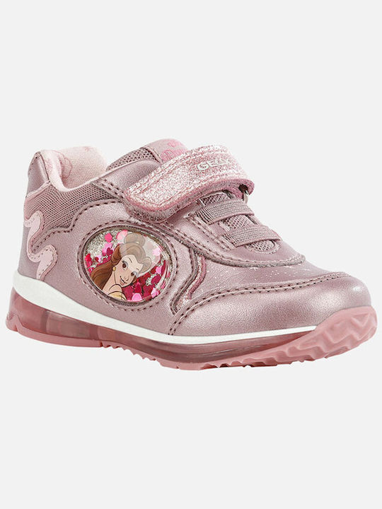 Todo G B Παιδικά Sneakers Ανατομικά με Σκρατς Ροζ