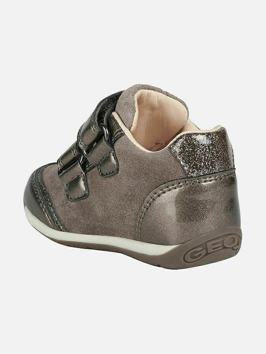 Kids Sneakers Anatomic with Hoop & Loop Closure Grey