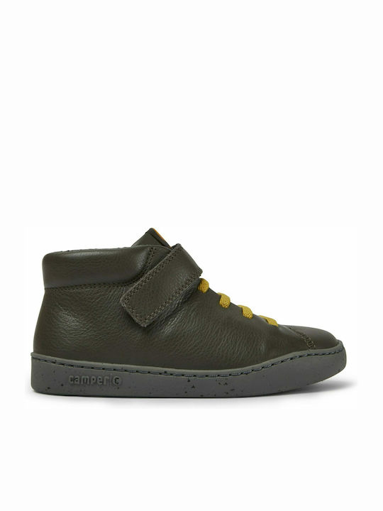 Twins Παιδικά Sneakers High Ανατομικά Γκρι