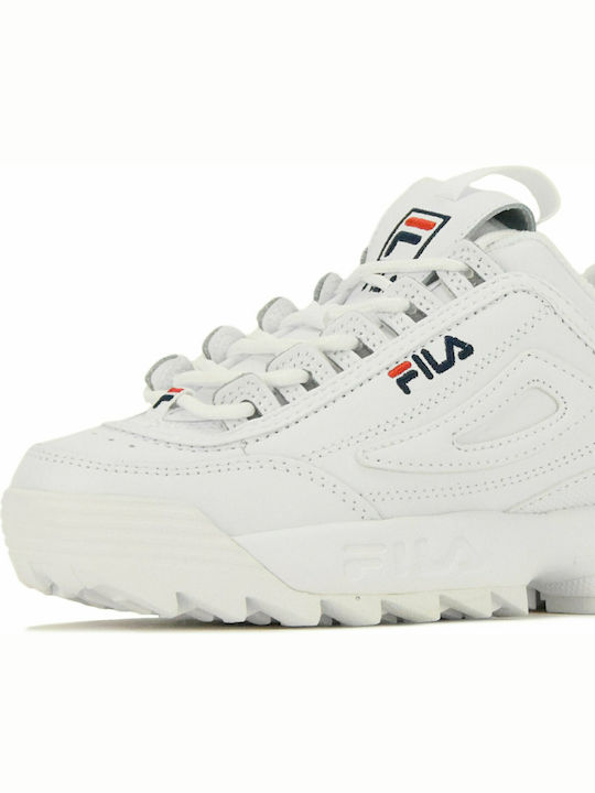 Disruptor II Premium Kids Sneakers White