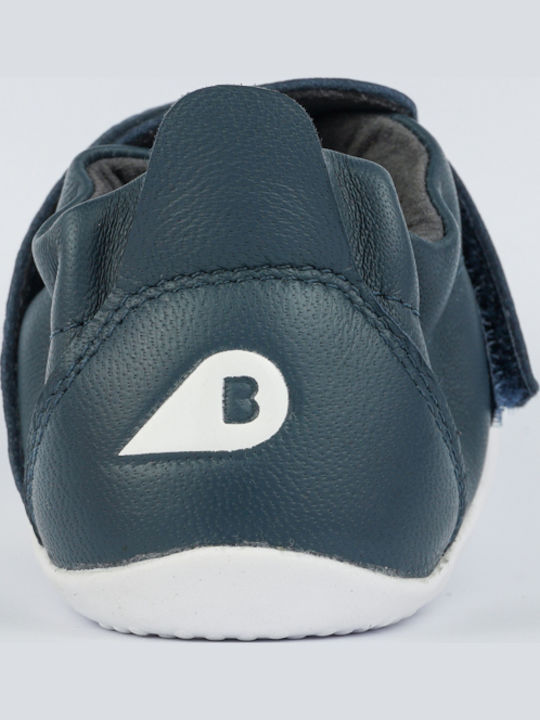 Step up Xplorer Go Trainer Παιδικά Sneakers Ανατομικά με Σκρατς Navy Μπλε