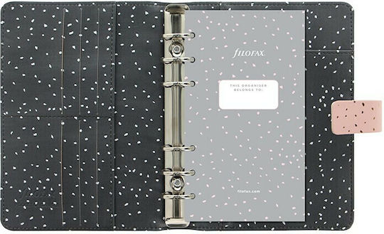 Filofax Confetti Personal Weekly Organizer Gray 15.1x19cm Charcoal