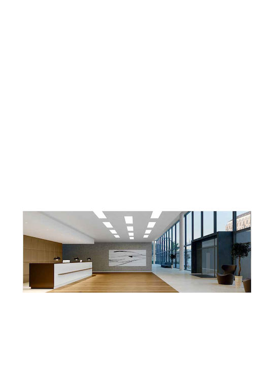 Ledvance Panel Value Square Recessed LED Panel 40W with Natural White Light 4000K 60x60cm
