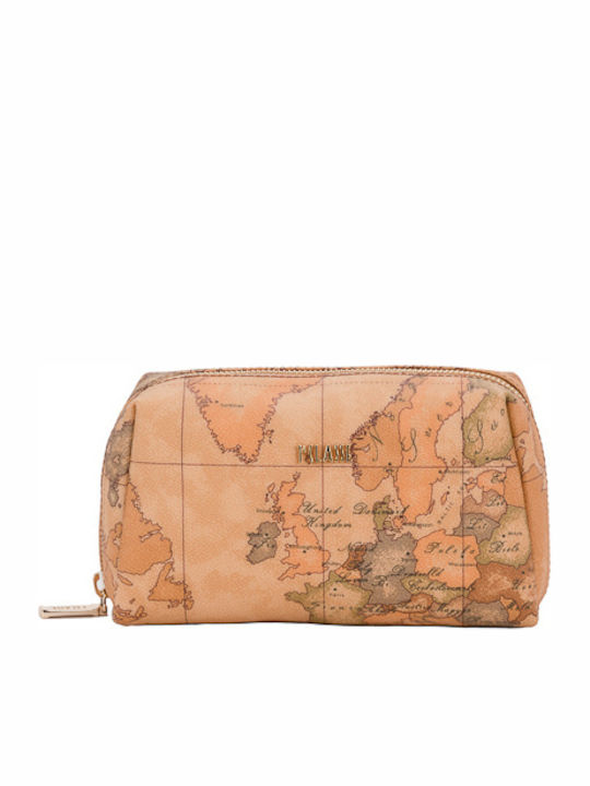 Damen Necessaire in Tabac Braun Farbe 18.5cm