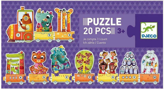 Kids Puzzle I Learn to Count for 3+ Years 20pcs Djeco