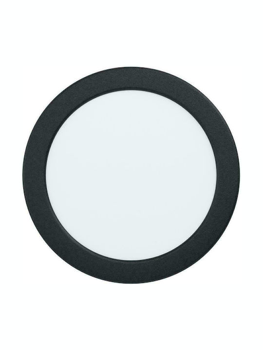 Eglo Fueva 5 Στρογγυλό Χωνευτό LED Panel 10.5W με Θερμό Λευκό Φως 3000K 16.6εκ.