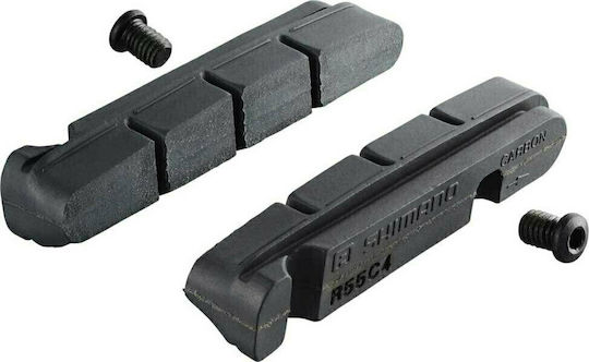 Shimano R55C4 Y8L298072 V-Brake Bicycle Brake Pads Carbon Rim 2 Pairs