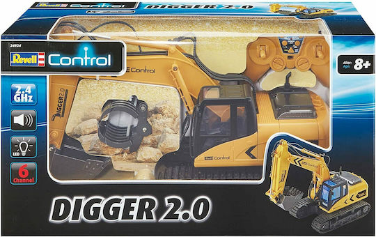 Revell Digger 2.0 Τηλεκατευθυνόμενος Εκσκαφέας Κίτρινο