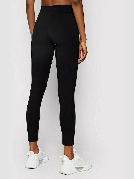 Emporio Armani Women's Cropped Training Legging High Waisted Black