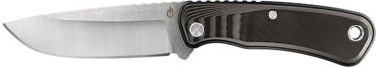 Gerber Downwind Drop Point Pocket Knife Point Black in Sheath