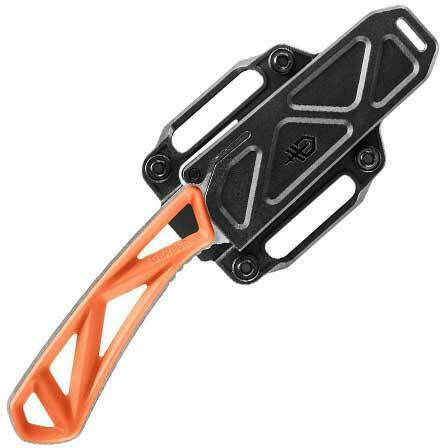 Gerber Exo Mod Drop Point Μαχαίρι Πορτοκαλί σε Θήκη