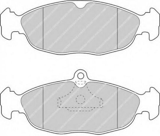 Ferodo Brake Pad Front 4pcs for Daewoo Lanos / Nexia Opel Astra / Combo / Corsa / Tigra / Vectra