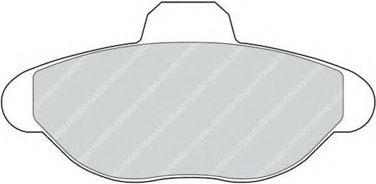 Ferodo Σετ Τακάκια Εμπρός 4τμχ για Fiat Cinquecento / Seicento
