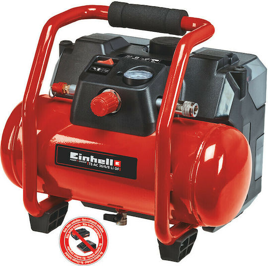 Einhell Car Tire Pump TE-AC 36/6/8 Li OF Set - Solo Rechargeable 36V (Without Battery)