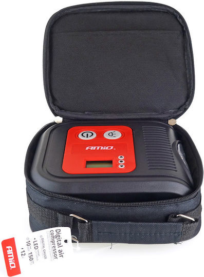 AMiO Τρόμπα Αυτοκινήτου 150PSI Επαναφορτιζόμενη με Μπαταρία 12V