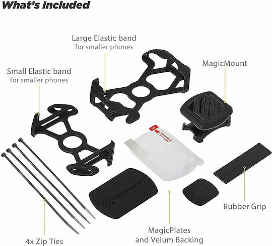 Scosche MagicMount Handlebar Βάση Κινητού Μοτοσυκλέτας με Μαγνήτη για το Τιμόνι