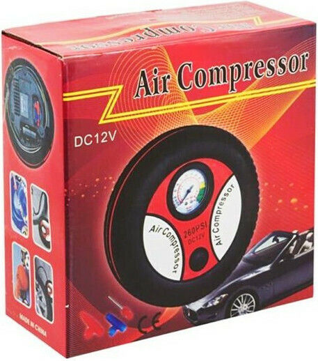 Τρόμπα Αυτοκινήτου 260PSI με Καλώδιο Αναπτήρα 12V