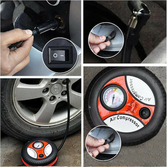 Τρόμπα Αυτοκινήτου 260PSI με Καλώδιο Αναπτήρα 12V
