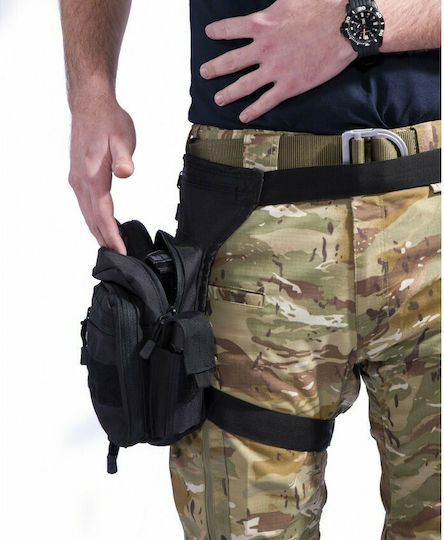 Pentagon Maxs 2.0 Military Pouch Thigh made of Polyester Black 3.7lt