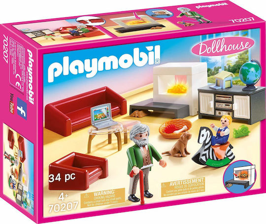 Playmobil Dollhouse Dormitor cu Atelier de Croitorie pentru 4+ ani ani