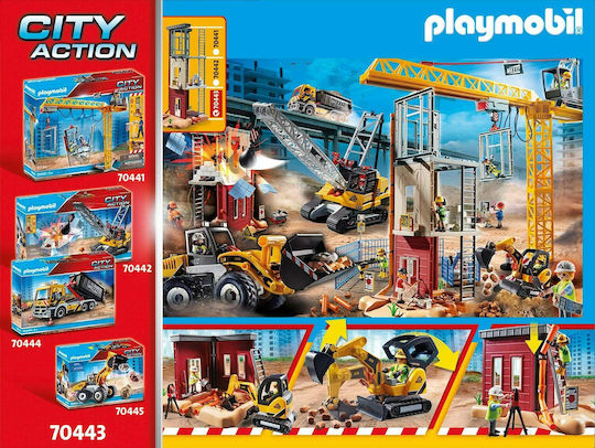 Playmobil Stadt Aktion Mini Excavator with Building Section für 5+ Jahre Jahre