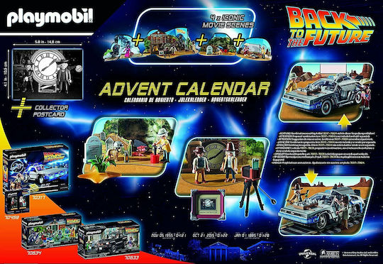 Playmobil Zurück in die Zukunft Advent Calendar - Abenteuer im Wilden Westen für 5-99 Jahre