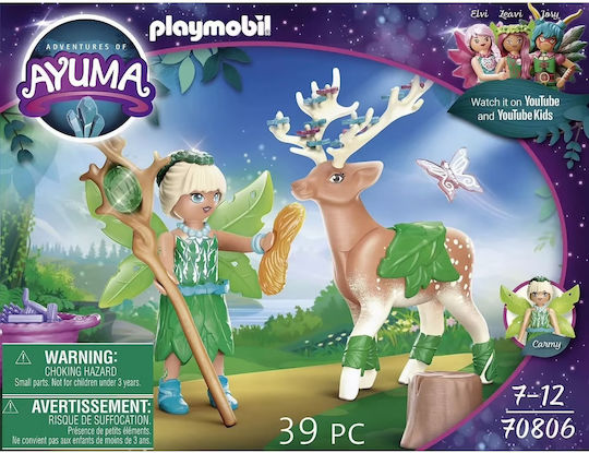 Playmobil Ayuma Forest Fairy с магическо животинче за 7-12 години