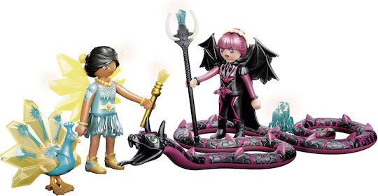 Playmobil Ayuma Crystal Fairy And Bat Fairy with Soul Animal for 7-12 years old