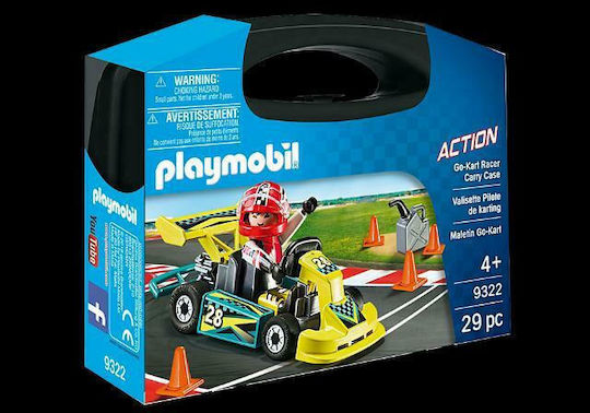 Playmobil Koffer Aktion Go Kart Racer Carry Case für 4+ Jahre Jahre