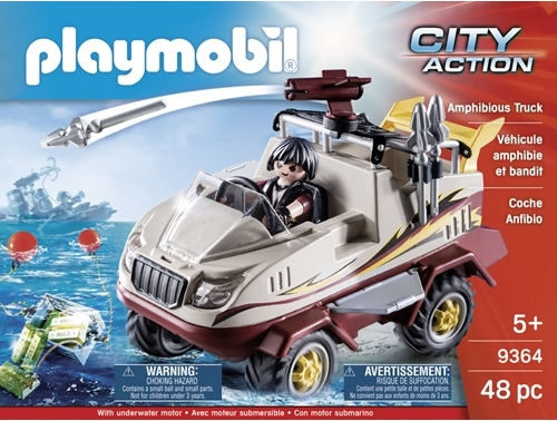 Playmobil City Action Amphibious Truck for 5+ years years old