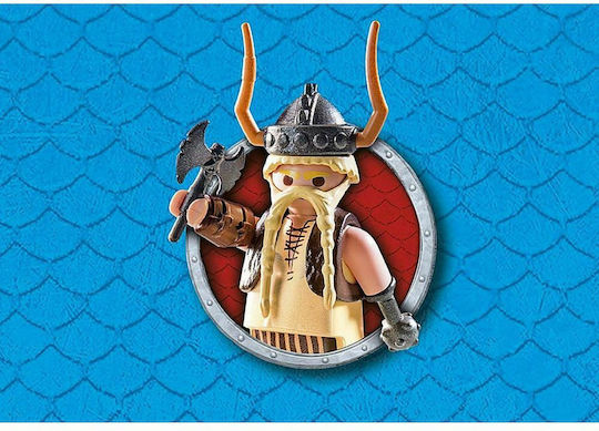Playmobil Дракони Grobian with Sheep Slingshot за 4+ години години
