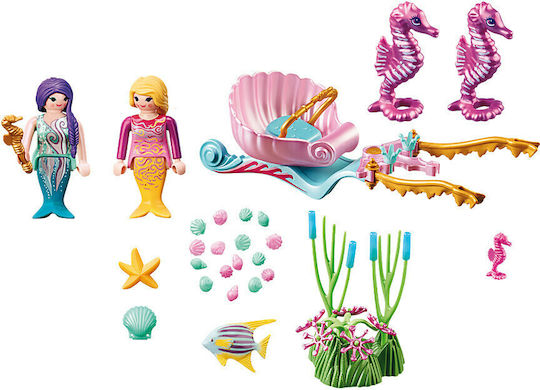 Playmobil Seahorse Carriage Decorative Garden 21cmx9.5cmx6.5cm 70033