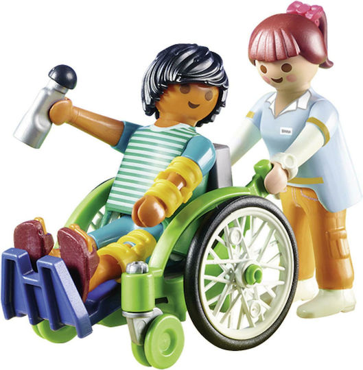 Playmobil Живот в града Patient in Wheelchair за 4+ години години
