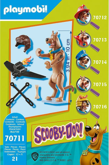Playmobil Scooby-Doo Collectible Pilot Figure for 5-12 years old