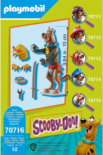 Playmobil Скуби-Ду Събирателна фигура Scooby "Самурай" за 5-12 години