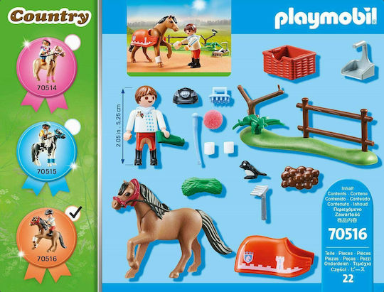 Playmobil Държава Collectible Connemara Pony за 4-10 години