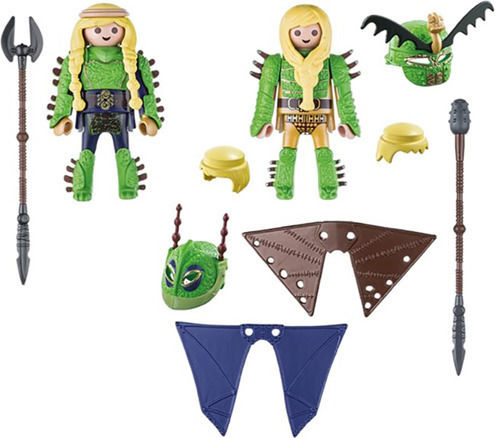 Playmobil Dragons Ruffnut And Tuffnut With Flight Suit για 4 ετών