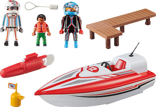 Playmobil Sports & Action Speedboat Racer για 4-10 ετών