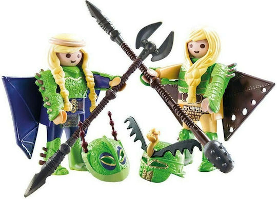 Playmobil Dragons Ruffnut And Tuffnut With Flight Suit για 4 ετών