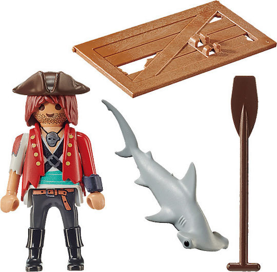 Playmobil Special Plus Pirate with Raft and Hammerhead Shark για 4-10 ετών