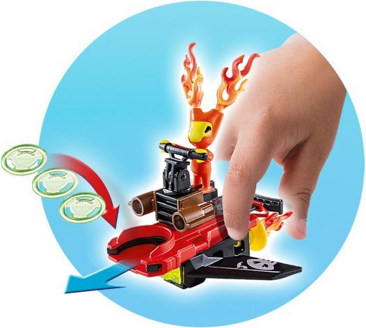Playmobil Екшън Sparky с диск за изстрелване за 5+ години години