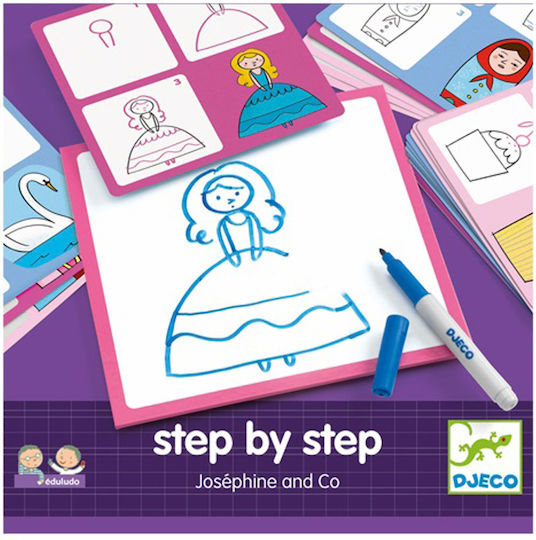 Djeco Painting Step-by-Step Ζοζεφίν for Children 4+ years old Years