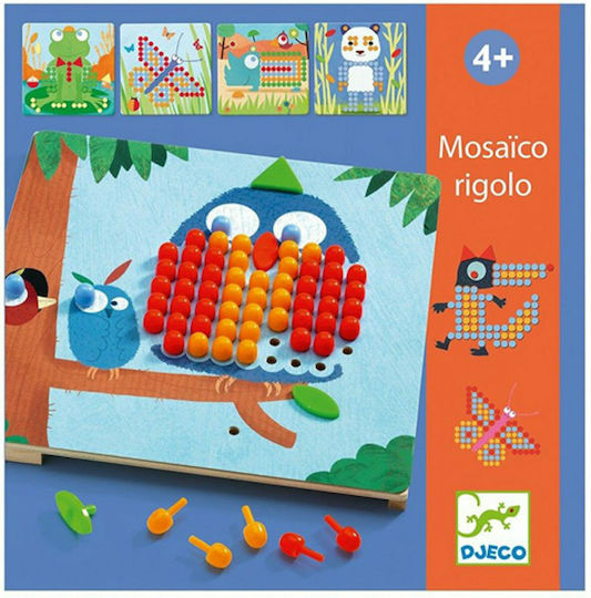 Djeco Mosaik Bildkomposition mit Dübel Spaß für Kinder 3+ Jahre alt+ Jahre