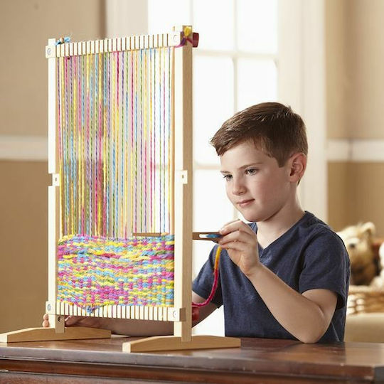Melissa & Doug Тъкачен стан Multi-Craft Weaving Loom за Деца 8+ години+ Години
