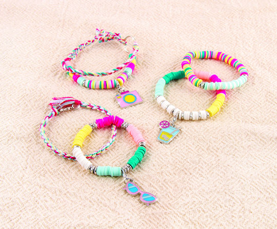 Make It Real Κοσμήματα Summer Vibes Heishi Bead Set για Παιδιά 8+ Ετών