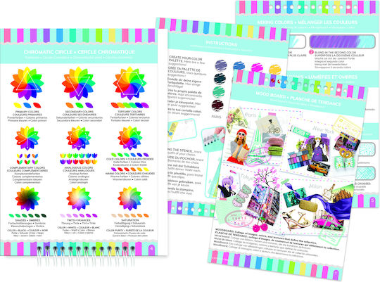 Make It Real Κοσμήματα Fashion Design Sketchbook City για Παιδιά 6+ Ετών