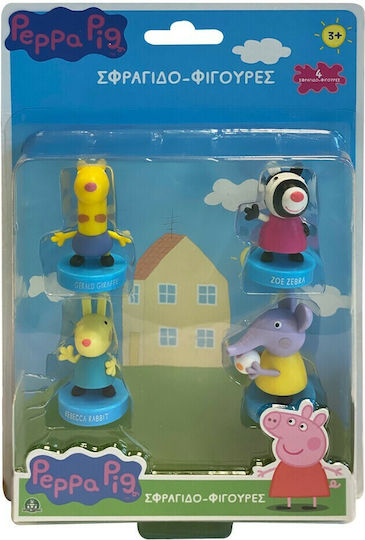 Giochi Preziosi Stamps 4 Pack Hero Mania Peppa Pig for Children 3+ years Years (Various Designs/Assortment of Designs) 1pc
