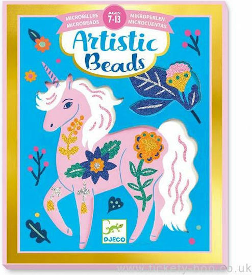 Djeco Collage Artistic with Microbeads Animals with Flowers for Children 7+ years Years