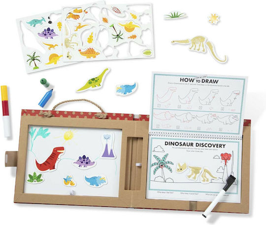 Melissa & Doug Боядисване Play Draw Create Dinosaurs за Деца 4+ години+ Години